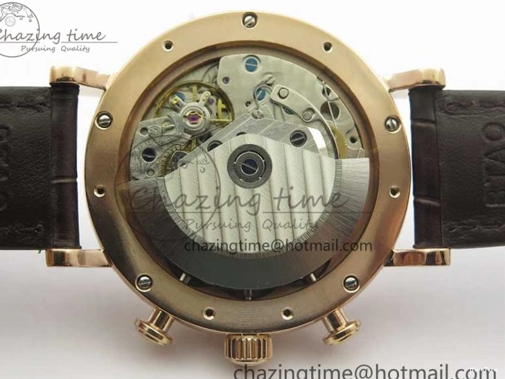 MIROTIME 0102 Efficient Portofino Chrono RG ZF 1:1 Best Edition White Dial on Brown Leather Strap A 7151